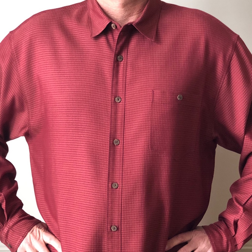 Tommy Bahama Men’s Long Sleeve 100% Silk